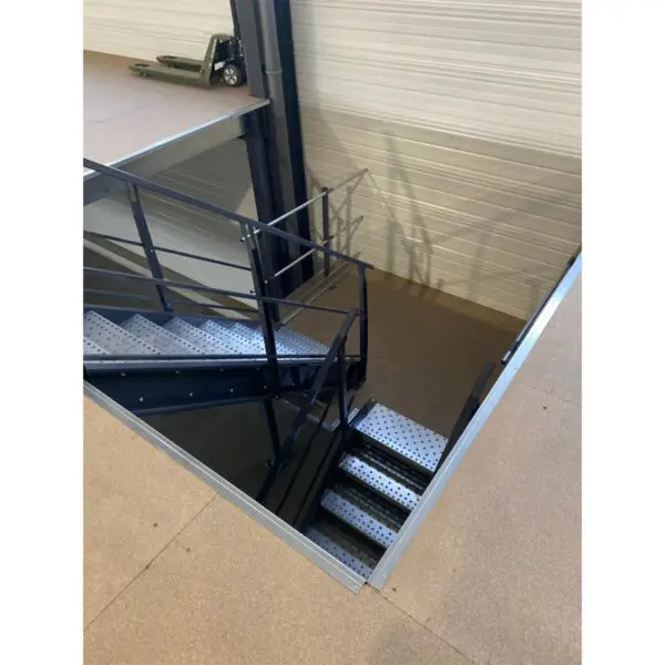 Mezzanine industrielle autoporteuse sur mesure - capacité 350 kg/m²_1
