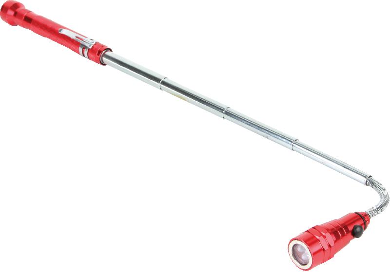 PEREL - Lampe torche 3 LED télescopique avec préhension magnétique - Soulève jusqu'à 2,2 kg - 929036_1