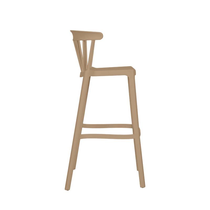 Windson - Tabouret de bar empilable en polypropylène Sable_1