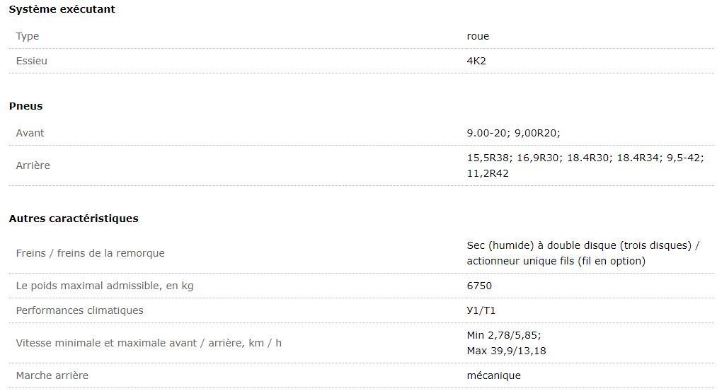 Belarus 900.3 - Tracteur agricole MTZ Belarus - 84,3/62,0 kW (c.v.) - Diesel, Stage II, 14/4 transmissions_1