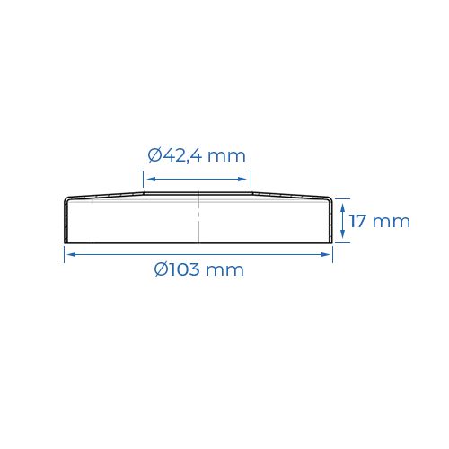Cache platine inox Ø42,4mm_1