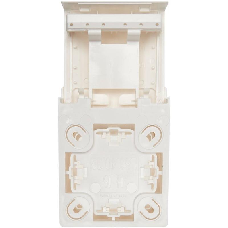 Cadre DLP 1 poste - Épaisseur 16 mm - Pour montage appareillage saillie sur moulure ASL_1