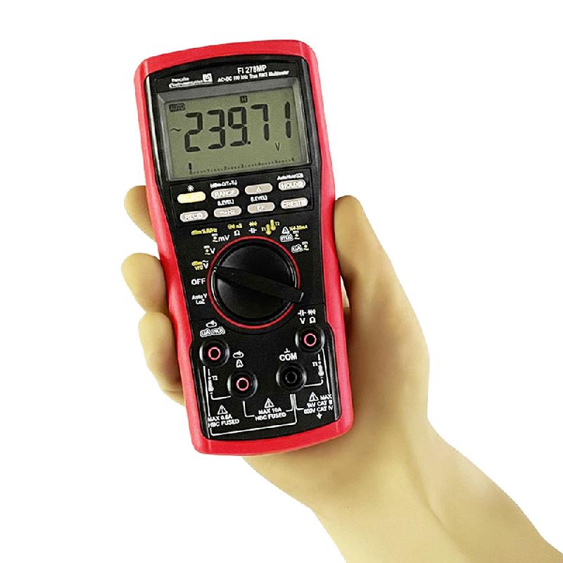 FI278MP | Multimètre numérique portable industriel TRMS AC+DC - 60 000 pts - 1 000 V CAT III / 600V CAT IV_1