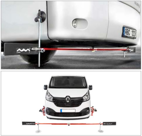 Kit additionnel de la géométrie des roues avec caméra pour bus k (autocars et camionnettes) - jge 72244_1