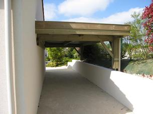 Préau à toit plat sur mesure - Dimensions 300x500 - Abri La Romagne - Fabrication artisanale et prestations personnalisées_1