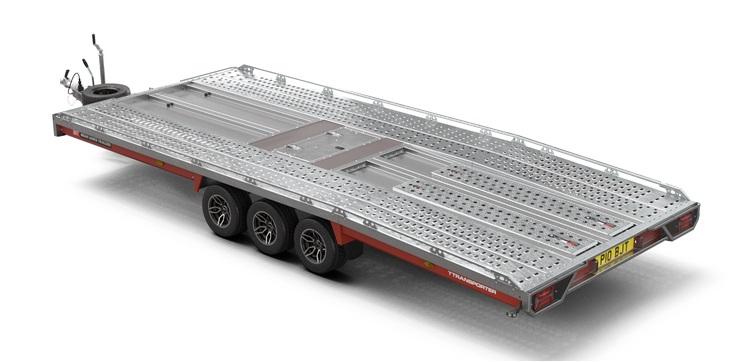 Remorque porte voiture-plateau - 5,50 x 2,24M - 3500KG - BRIAN JAMES T TRANSPORTER 231-5522-35-3-10_1