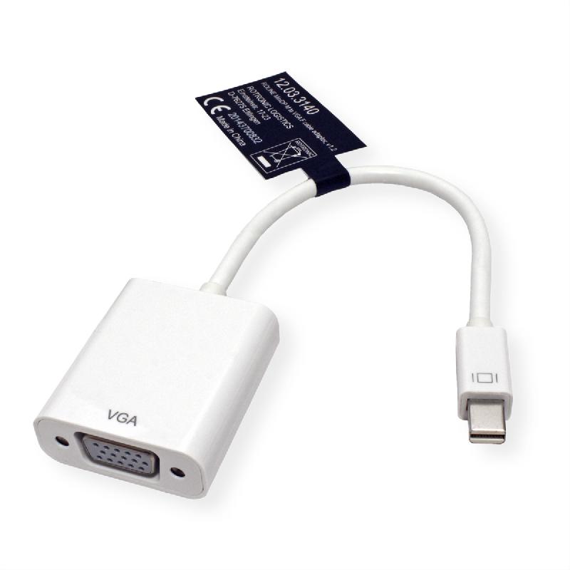 ROLINE Adaptateur Mini DisplayPort-VGA, v1.2, MiniDP M - VGA F_1