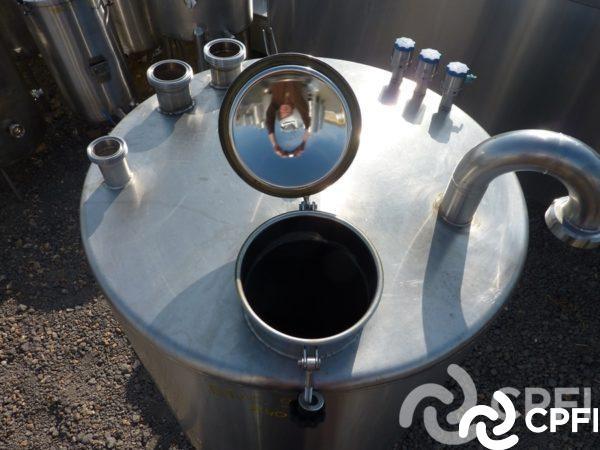 Bac de lancement - 540 L - Dimensions HT 1700 mm, Diam 900 mm - Ref BNC093_1