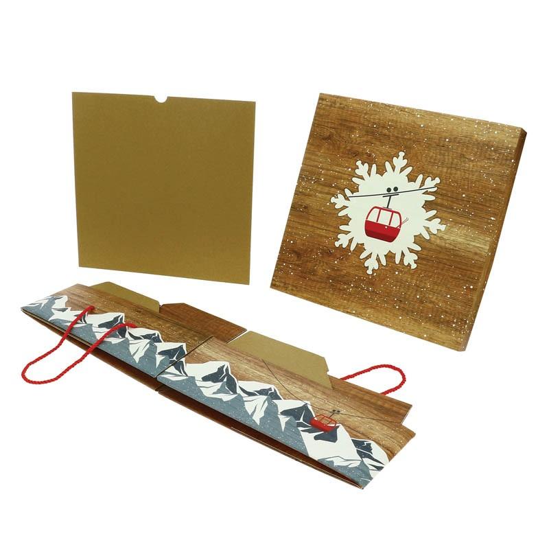 Boite carrée pliante Chalet 34x34 -_1