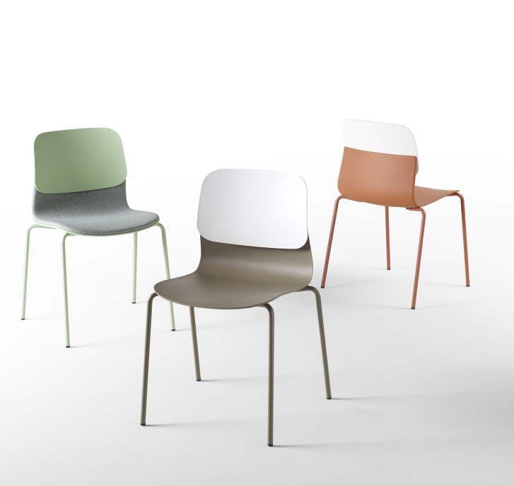 Chaise empilable klik, originale et élégante_1