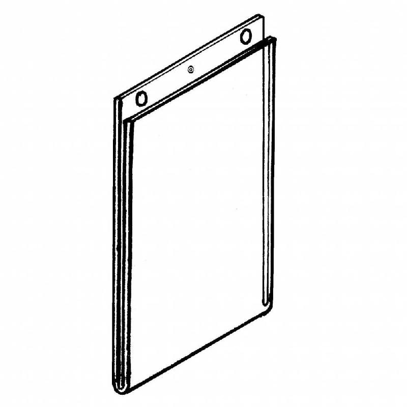 Porte affiche vertical A3 - Polystyrène 2mm - Transparent - Réf Retif 20026 et 20025_1