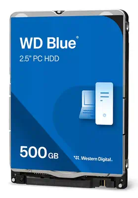 Western Digital Blue WD5000LP disque dur 500 Go 5400 tr/min 128 Mo 2.5