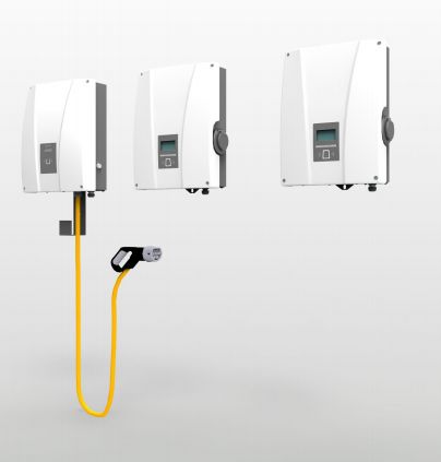 Borne de recharge pour voiture électrique INGEREV® GARAGE - monophasée ou triphasée - puissance max 22 kW - installation murale intérieure/extérieure_1