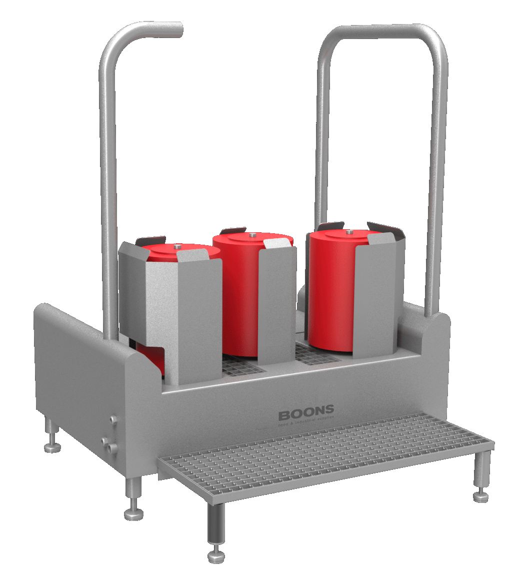Appareil de lavage de bottes en acier inoxydable