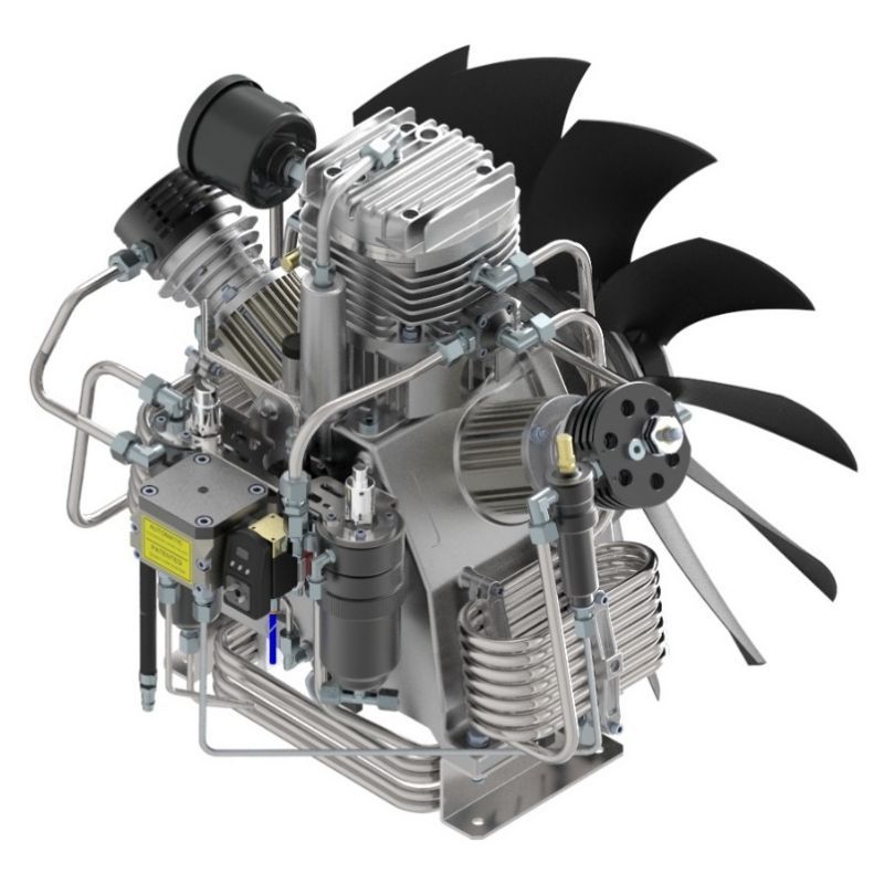 Pacm232254003ap Pacific M27 insonorisé - compresseur Nardi Compressori France - débit 16,2 m3/h - 225 ou 330 bars_1
