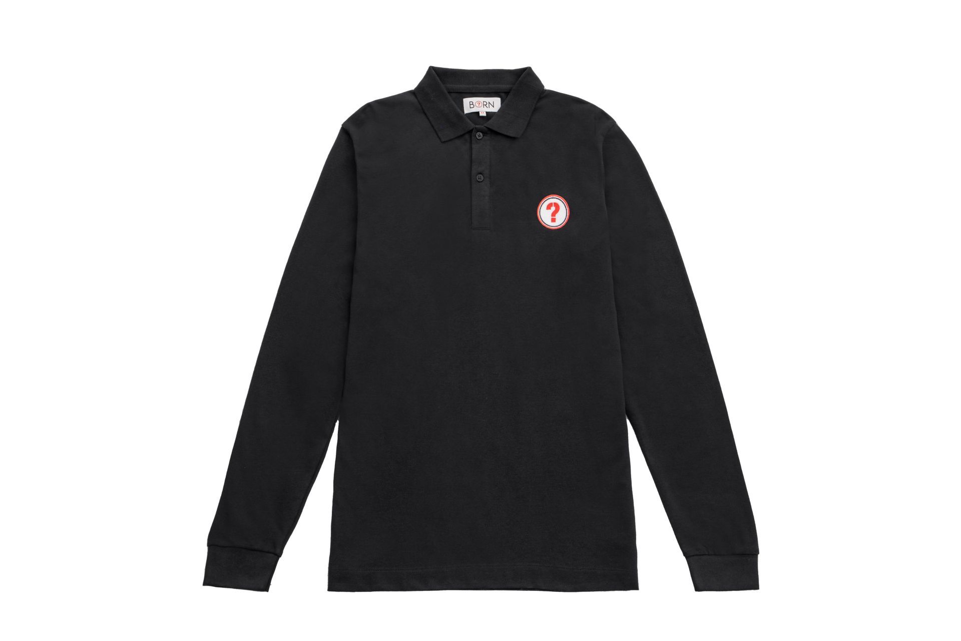 Polo manches longues unisexe - 100% coton biologique - Concept innovant Born Collection_1