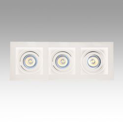 Spot encastré à LED - Connor 3 3x8W - inclinable, faible éblouissement, IP54, IRC 90_1