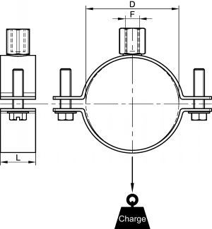 72173 - Colliers de fixation Bene Inox - Acier zingué - Diamètres 15 à 200 mm - Fermeture rapide_1