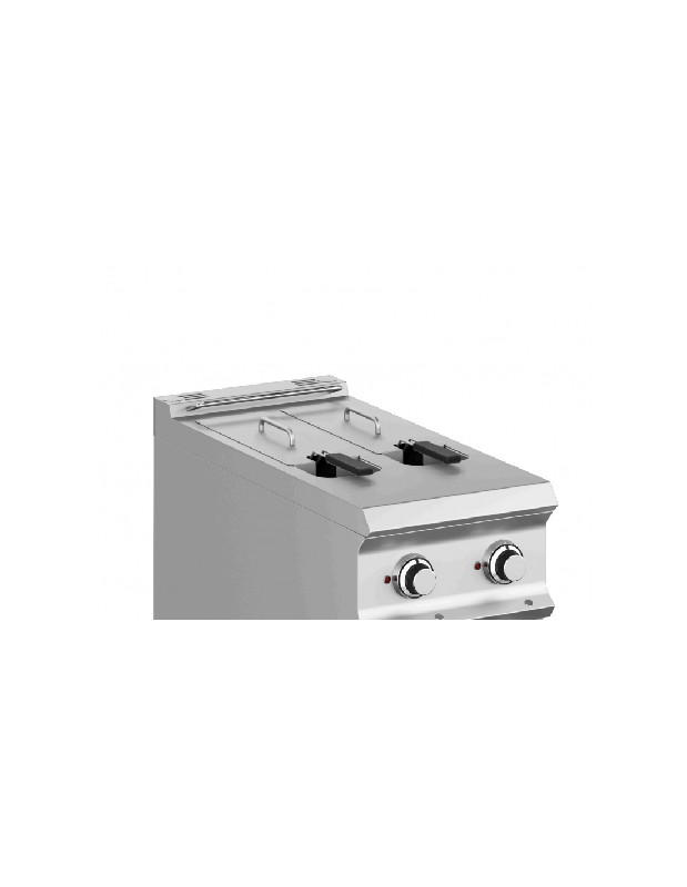 Friteuse électrique - 2x8 Litres sur placard - Acier inoxydable - DOMINA PRO 900 MBM_1