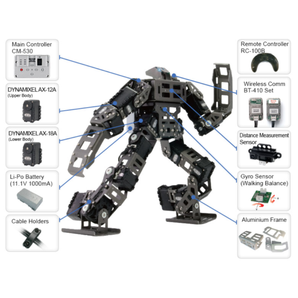 KIT ROBOT CONSTRUCTION PROGRAMMATION JOUET ÉDUCATIF HUMANOÏD GP ROBOTIS_1