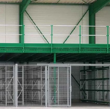 Mezzanine industrielle - plateforme de stockage sur mesure ou standard - Ht 2500 à 6000 mm - fabrication française_1