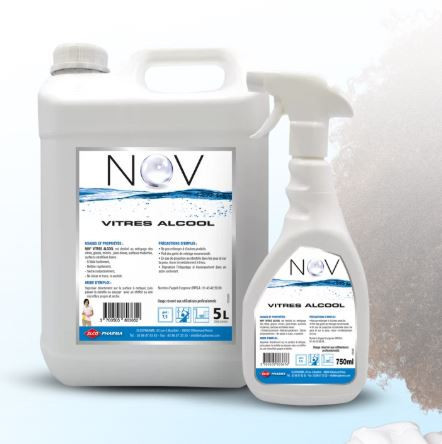Nov vitres alcool nettoyant vitres alcoolise pistolet 750ml_1