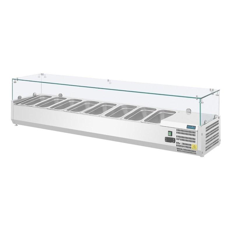 Saladette réfrigérée 8 bacs GN 1/3 Série G GD877 Polar_1