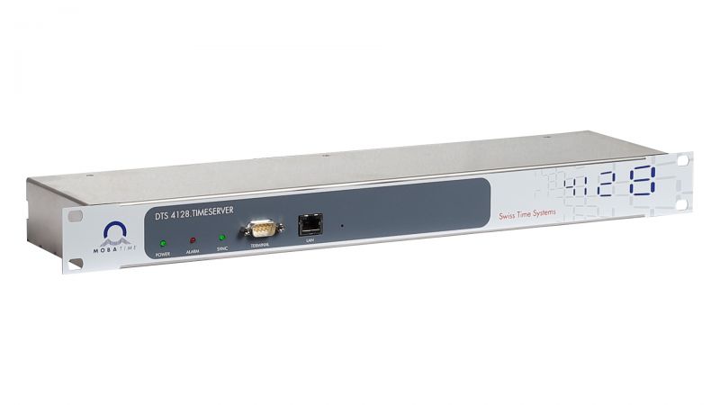 Serveur de temps NTP - DTS 4128 Mobatime - 1 port LAN RJ45 - Référence temporelle précise_1