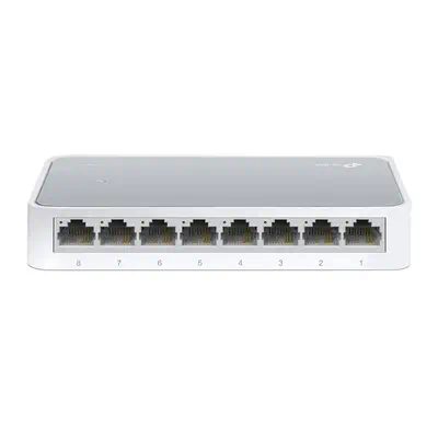 TP-Link TL-SF1008D Non-géré Fast Ethernet (10/100) Blanc_1