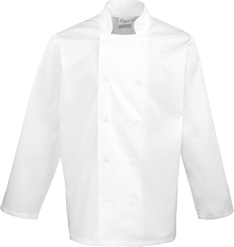 Veste de cuisine manches longues - Réf: PR657 - Mixte, polyester/coton, lavage industriel et domestique_1