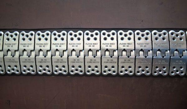 Agrafes Rust Alloy et tiges de jonction - BA Industry pour bandes transporteuses Mammouth_1