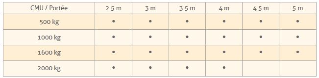 Portique d'atelier profil creux COMEGYSTEME - COMÈGE - 500 à 2000 kg - non déplaçable en charge_1