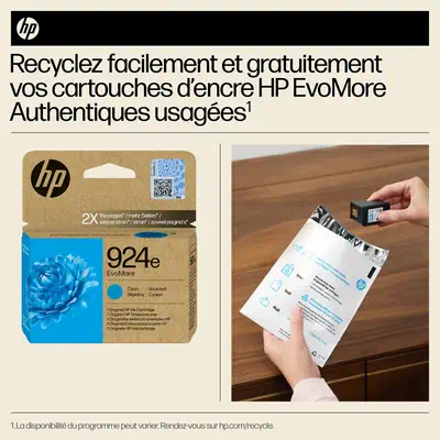 HP 924e Cartouche dencre authentique Cyan EvoMore_1