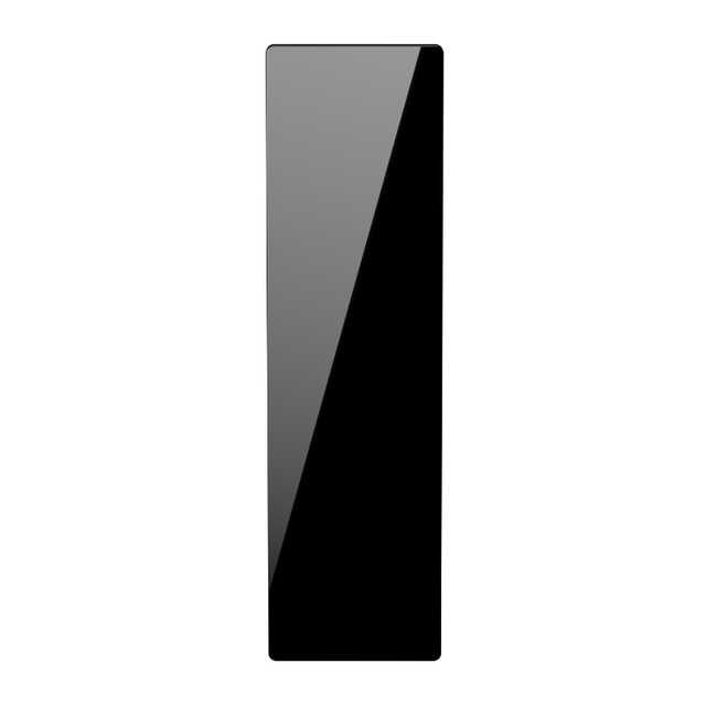 CAMPAVER Nativ Radiateur connecté Vertical 1000W Verre massif Noir astrakan - Intuis - K161223_1
