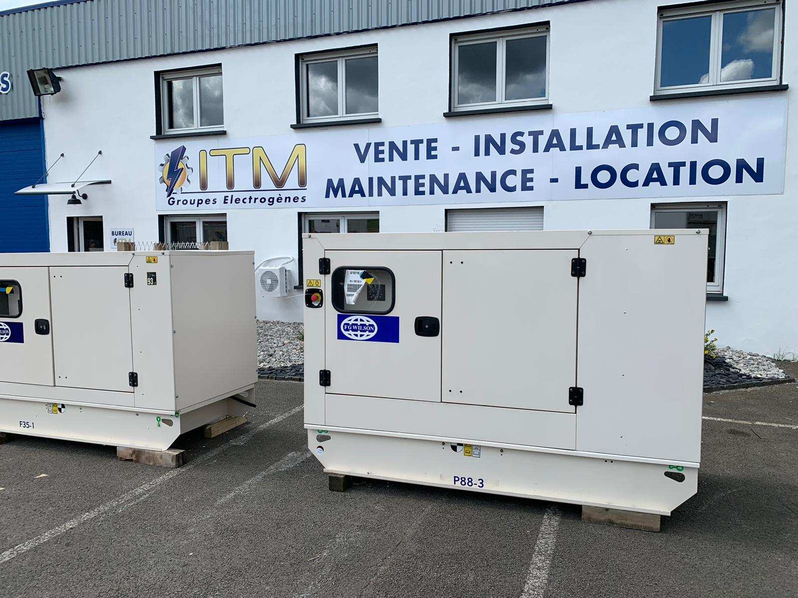 Groupe électrogène d'occasion avec capote neuf déstockage - FG WILSON P88 - 88 KVA_1