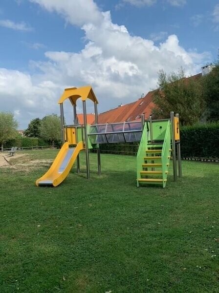 Jeu multi-tours en acier inoxydable et PEHD pour aire de jeux - Conforme EN1176 - Référence BT11139_1