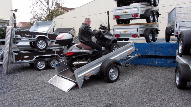 Remorque moto - humbaur - 1386_1