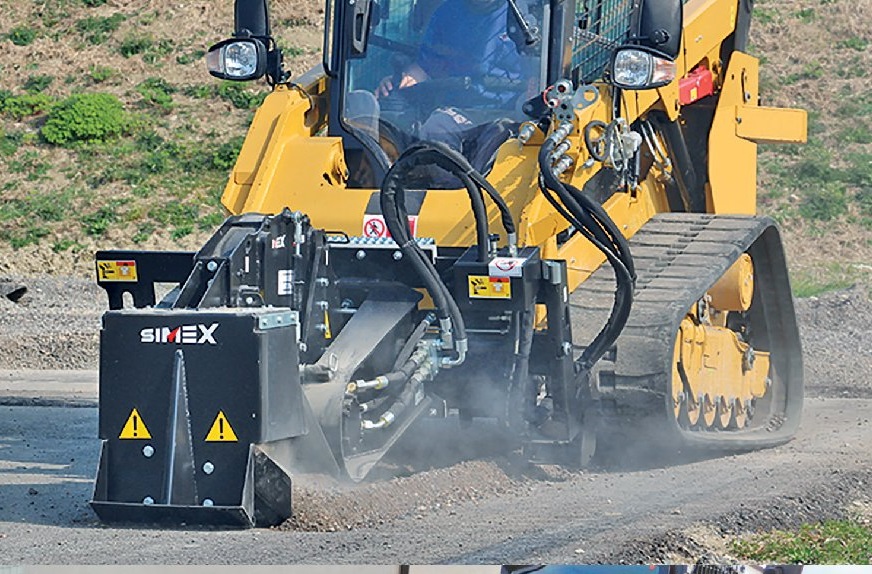 Scies à rocher autonivelante, garantissant une profondeur de fouille constante - Simex RW 150_1