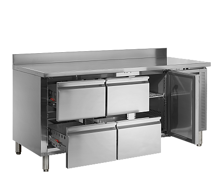 Refroidisseur de comptoir GN1/1 SS304 - 402 L | Tefcold - CK7340_1