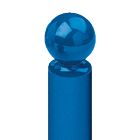 Support cycles Déco 3 places composable simple face - boule - acier peint sur galva - Réf 8207361_1