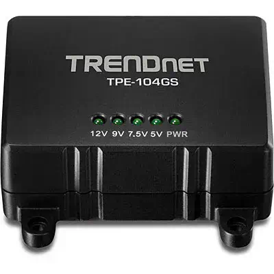 Trendnet TPE-104GS séparateur voix-données Connexion Ethernet, supportant l'alimentation via ce port_1