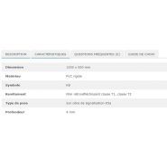 26948 - Panneau de chantier K8 - 3 chevrons - PVC rigide avec sangles - 1500 x 500 mm_1