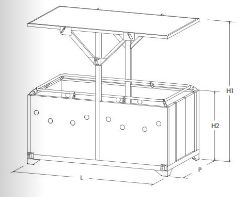 367f - Nacelle suspendue de premier secours - Butti - Capacité de charge 600kg_1