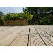 50694856 - Lames de terrasses en pin imprégné classe 3 - Pircher - Dimensions 14,5 x 3,3 x 420 cm_1
