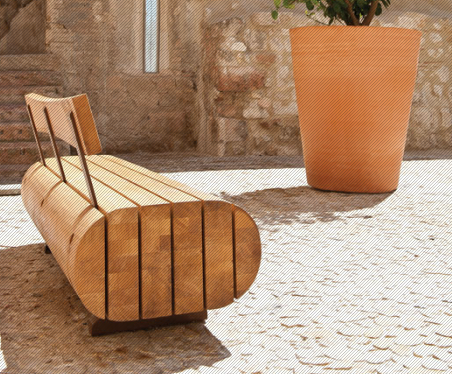 Banc public en bois - Migration S - Design par Agence APS_1