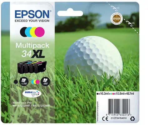 Multipack 4-colours 34XL DURABrite Ultra Ink_1