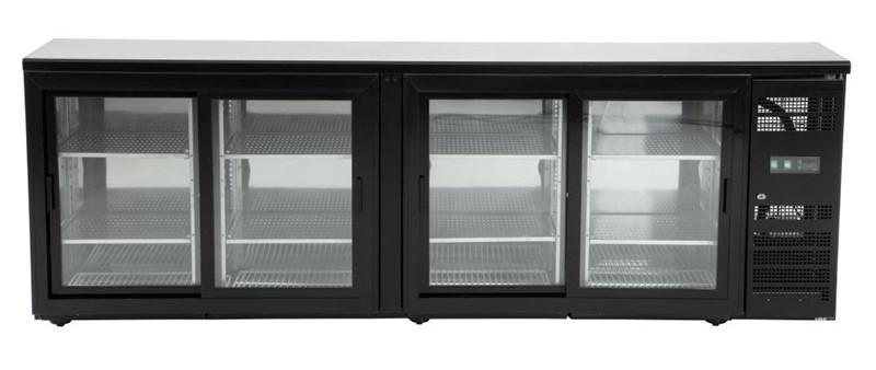 Arrière bar 4 portes en vitres coulissantes (+2°c à +8°c)_1