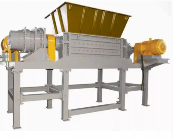 Broyeur industriel double arbre multi-matériaux 2×37 kW - haute capacité et robustesse - MBR1000_1