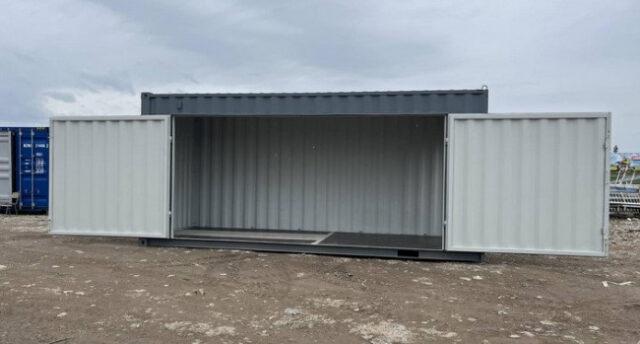Container maritime 20 pieds - High Cube (HC) - 3 portes - robuste et durable - adapté pour le  stockage de marchandises volumineuses_1