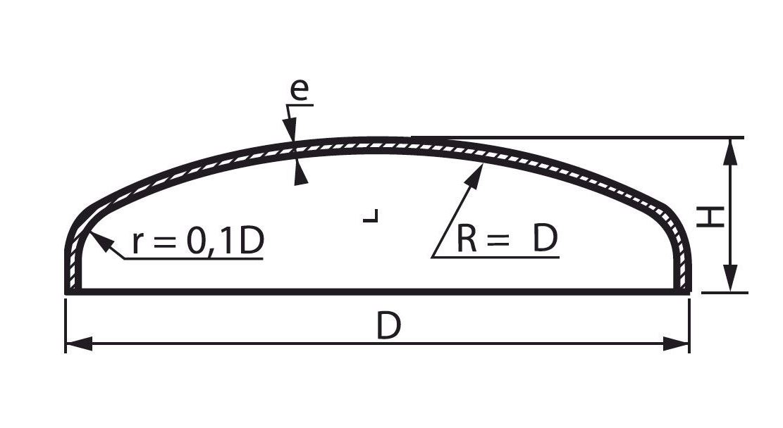 Fond bombé - diamètre 600 mm - iso inox_1